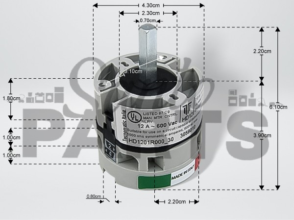 ΔΙΑΚΟΠΤΗΣ ΕΠΙΛΟΓΗΣ ELFRAMO 12A 250V image