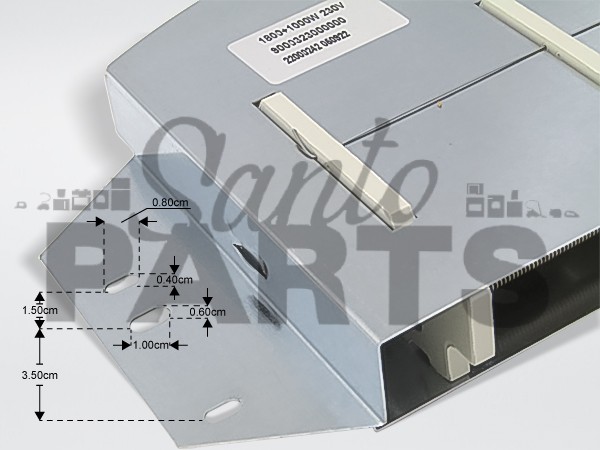ΑΝΤΙΣΤΑΣΗ ΣΤΕΓΝΩΤΗΡΙΟΥ BRANDT 1800W + 1000W 57X1299 image