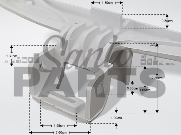 ΚΛΕΙΣΤΡΟ ΠΛΥΝΤΗΡΙΟY ΡΟΥΧΩΝ SAMSUNG DC64-02852A image