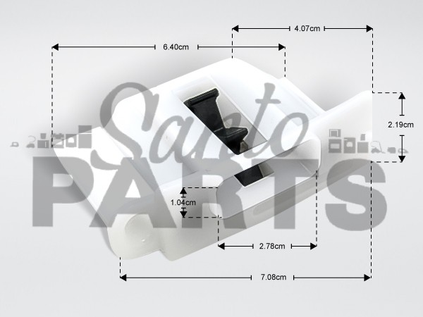 ΚΛΕΙΣΤΡΟ ΣΤΕΓΝΩΤΗΡΙΟΥ SIEMENS BOSCH PITSOS 10012042 image