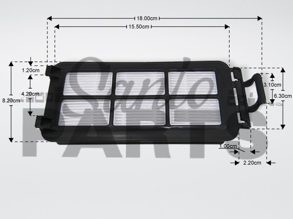 ΦΙΛΤΡΟ HEPA ΣΚΟΥΠΑΣ AEG 4055360483 image