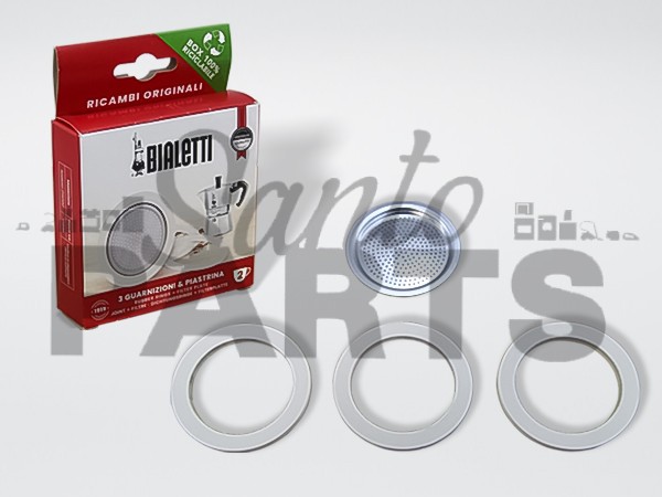ΦΛΑΝΤΖΑ ΦΙΛΤΡΟΥ BIALETTI 2 ΦΛ (ΣΕΤ 3 ΦΛΑΝ + 1 ΦΙΛΤ) image