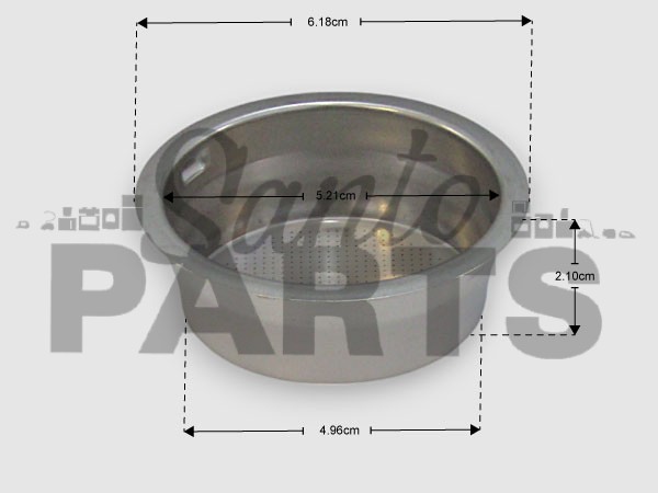 ΓΝΗΣΙΟ ΦΙΛΤΡΟ ΚΑΦΕΤΙΕΡΑΣ 2 ΔΟΣΕΩΝ ΕSPRESSO KRUPS DELONGHI 7113212851 image