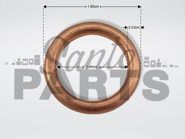 ΦΛΑΝΤΖΑ ΧΑΛΚΟΥ Φ 18,7Χ13Χ2,5ΜΜ image