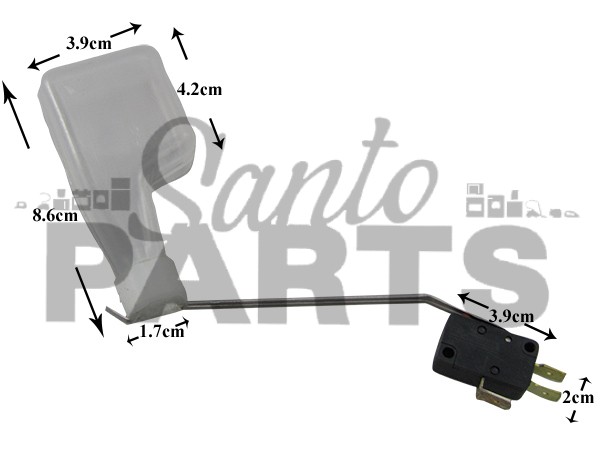 ΦΛΟΤΕΡ ΠΑΓΟΜΗΧΑΝΗΣ 6Α 250V 1NO + 1NC U83160.4 image