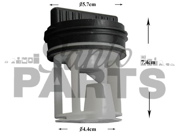 ΦΙΛΤΡΟ ΠΛΥΝΤΗΡΙΟΥ ΡΟΥΧΩΝ SAMSUNG DC97-09928B image
