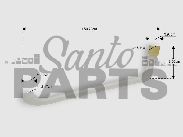 ΓΝΗΣΙΟΣ ΣΩΛΗΝΑΣ ΠΛΥΝΤΗΡΙΟΥ ΠΙΑΤΩΝ AEG ZANUSSI ELECTROLUX 1528120007 image
