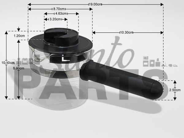 ΚΑΝΑΤΑKI ΚΑΦΕΤΙΕΡΑΣ ESPRESSO KRUPS F0274200 image