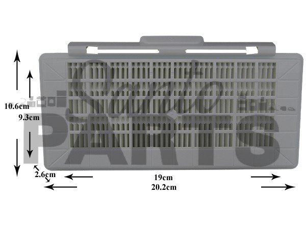 ΦΙΛΤΡΟ ΣΚΟΥΠΑΣ HEPA BOSCH SIEMENS 17004585 image