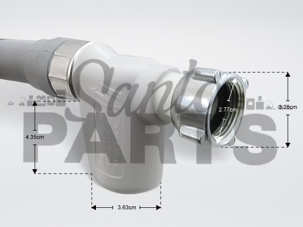 ΣΩΛΗΝΑΣ ΠΑΡΟΧΗΣ  ΠΛΥΝΤΗΡΙΟΥ ΠΙΑΤΩΝ ΜΕ AQUA STOP ZANUSSI 1115765123 image