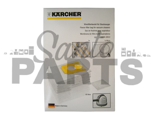 ΣΑΚΟΥΛΑ ΣΚΟΥΠΑΣ KARCHER SET 5 ΤΕΜ 6.904-329.0 image