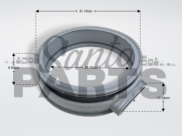 ΛΑΣΤΙΧΟ ΠΟΡΤΑΣ ΠΛΥΝΤΗΡΙΟΥ ΡΟΥΧΩΝ SIEMENS 00441415 image