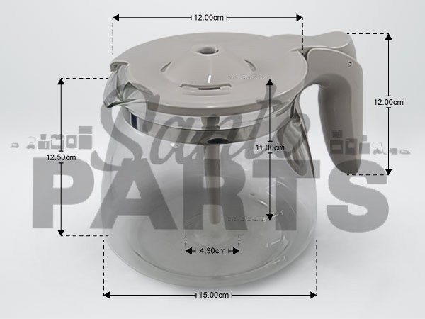 ΚΑΝΑΤΑ ΚΑΦΕΤΙΕΡΑΣ ΓΚΡΙ PHILIPS 996510073462 image