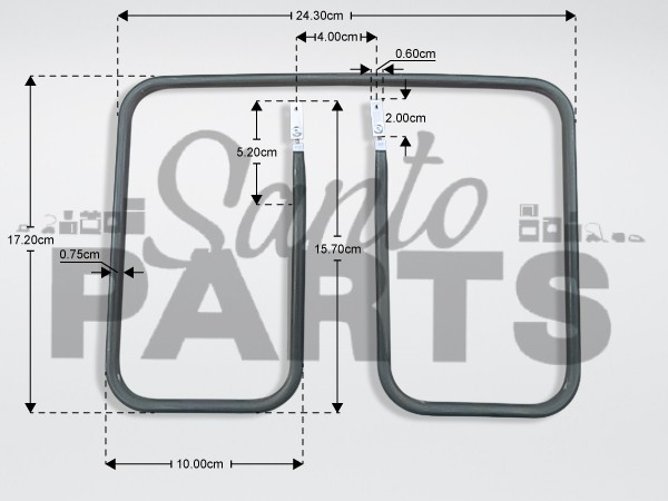 ΑΝΤΙΣΤΑΣΗ ΤΟΣΤΙΕΡΑΣ 1000W 230V SEB TEFAL TS-01039500 image