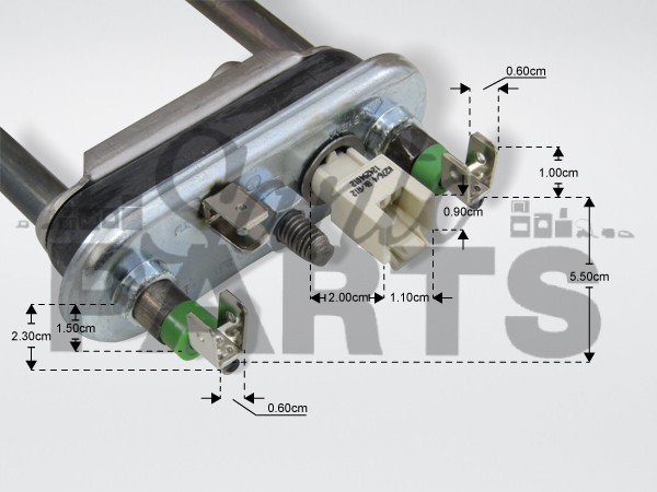 ΑΝΤΙΣΤΑΣΗ ΠΛΥΝΤΗΡΙΟΥ ΡΟΥΧΩΝ ZANUSSI 1950W 3792301305 image