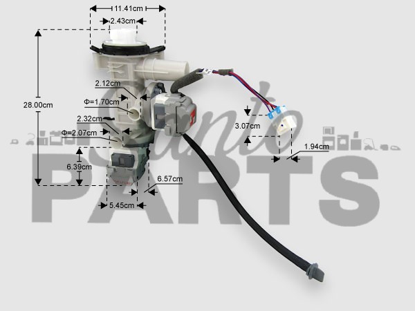 ΓΝΗΣΙΑ ΑΝΤΛΙΑ ΠΛΥΝΤΗΡΙΟY ΡΟΥΧΩΝ SAMSUNG DC97-16645G image