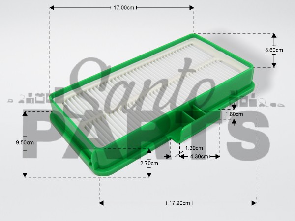 ΦΙΛΤΡΟ ΣΚΟΥΠΑΣ ROWENTA HEPA ZR901501 image