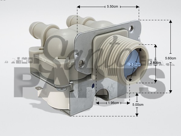 ΒΑΛΒΙΔΑ ΠΛΥΝΤΗΡΙΟΥ ΡΟΥΧΩΝ  ΙΙ ΕΥΘΕΙΑ LG DC12 5220FR2067J image