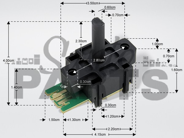 ΔΙΑΚΟΠΤΗΣ ΠΛΥΝΤΗΡΙΟY ΡΟΥΧΩΝ ARCELIK-BEKO 2817340100 image