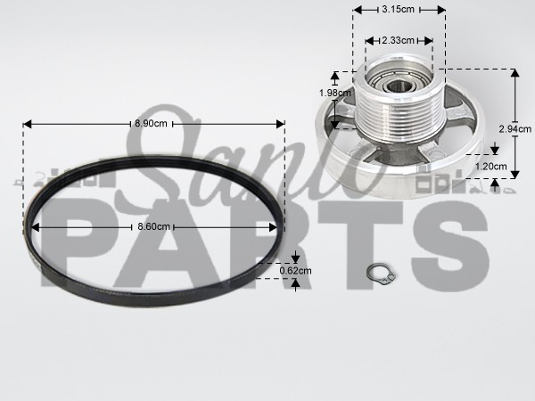 ΤΡΟΧΑΛΙΑ ΣΤΕΓΝΩΤΗΡΙΟΥ BEKO 492204404 image