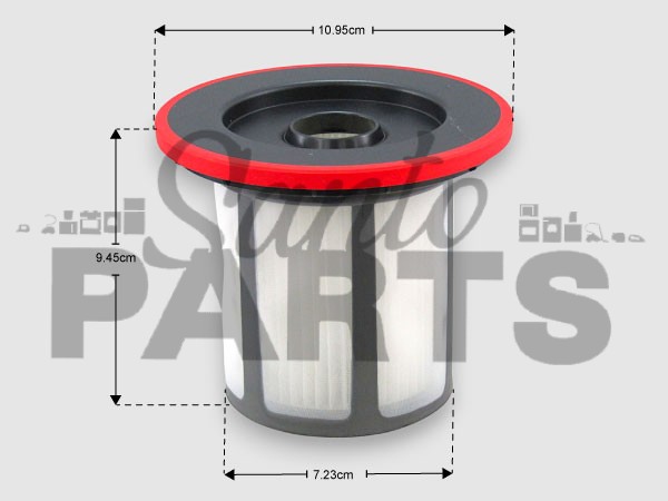 ΓΝΗΣΙΟ ΦΙΛΤΡΟ HEPA ΚΑΔΟΥ ΣΚΟΥΠΑΣ STICK BOSCH SIEMENS 12033215 image