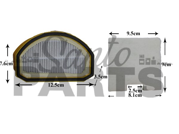 ΦΙΛΤΡΟ ΣΚΟΥΠΑΣ ΚΙΤ ΗΕPA HOOVER GIAS ACCENTA S589E011 U42 image