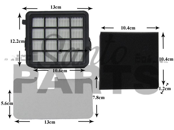 ΦΙΛΤΡΟ ΣΚΟΥΠΑΣ SET 3 ΤΕΜ AEG ELECTROLUX 9001680926 image