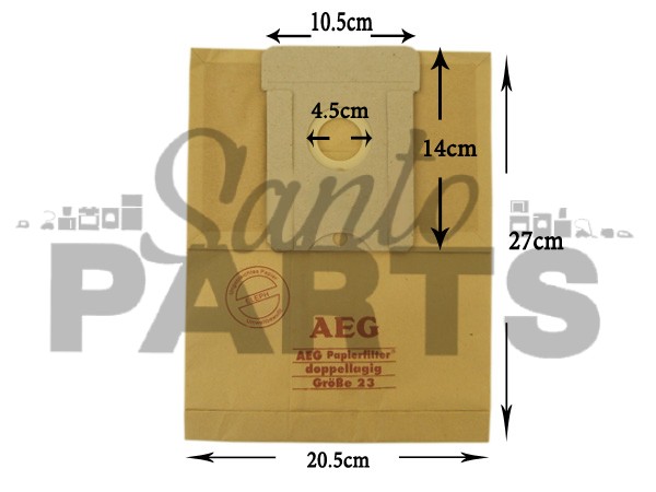 ΣΑΚΟΥΛΑ ΣΚΟΥΠΑΣ AEG GR23/26 SET 5 ΤΕΜ + 2 ΦΙΛΤΡΑ image