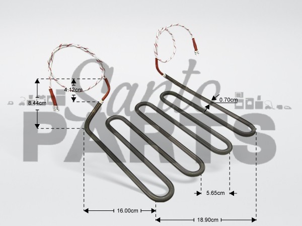 ΑΝΤΙΣΤΑΣΗ PANINI ΓΚΡΙΛ 1550W 240V image