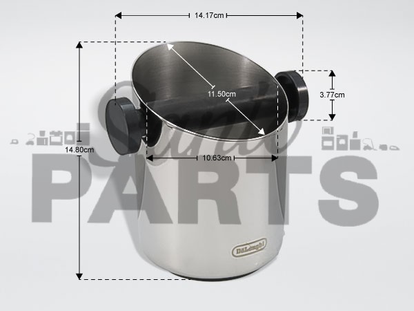ΔΟΧΕΙΟ ΥΠΟΛΕΙΜΜΑΤΩΝ ΚΑΦΕΤΙΕΡΑΣ DELONGHI 5513282191 image