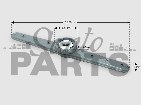 ΒΡΑΧΙΟΝΑΣ ΨΕΚΑΣΜΟΥ ΑΝΩ ΠΛ.ΠΙΑΤΩΝ GORENJE MIDEA CANDY WHIRLPOOL 405245 image