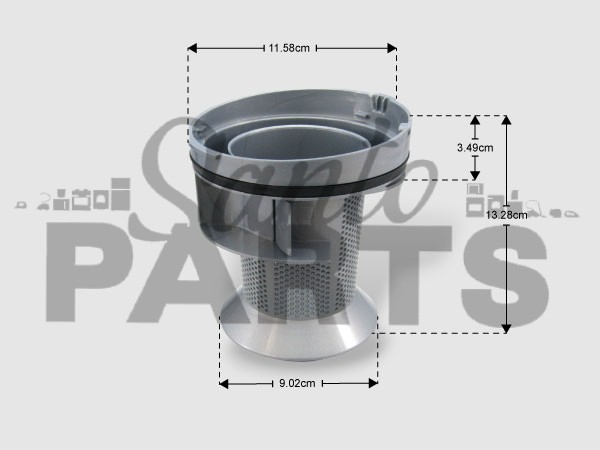 ΓΝΗΣΙΑ ΒΑΣΗ ΦΙΛΤΡΟΥ ΣΚΟΥΠΑΣ ROWENTA SS-2230002857 image
