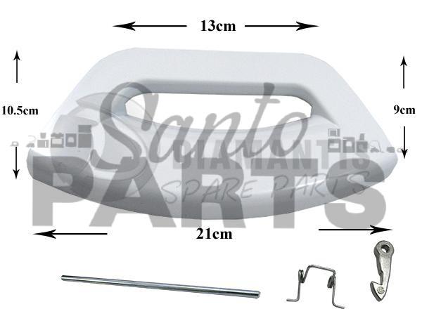 ΚΛΕΙΣΤΡΟ ΠΛΥΝΤΗΡΙΟΥ ΡΟΥΧΩΝ ΛΕΥΚΟ ARISTON INDESIT HOTPOINT C00287785 image