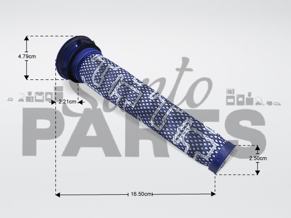 ΦΙΛΤΡΟ ΣΚΟΥΠΑΣ DYSON 965661-01 image