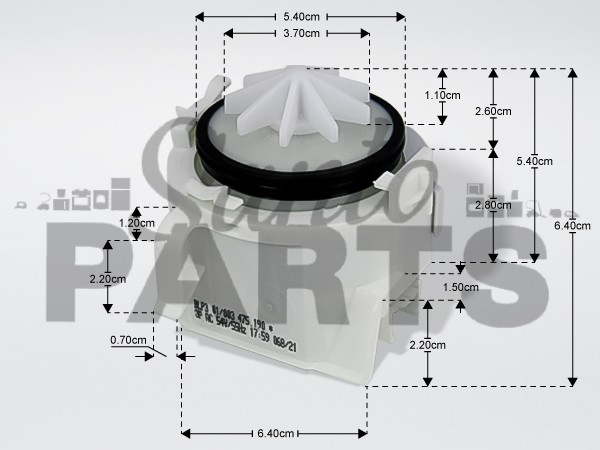 ΑΝΤΛΙΑ ΠΛΥΝΤHΡΙΟΥ ΠΙΑΤΩΝ ΜΑΓΝΗΤΙΚΗ SIEMENS BOSCH 00611332 image