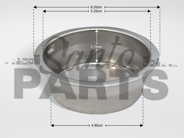 ΦΙΛΤΡΟ 2 ΔΟΣΕΩΝ ΚΑΦΕΤΙΕΡΑΣ ΕSPRESSO DELONGHI 7313286069 image
