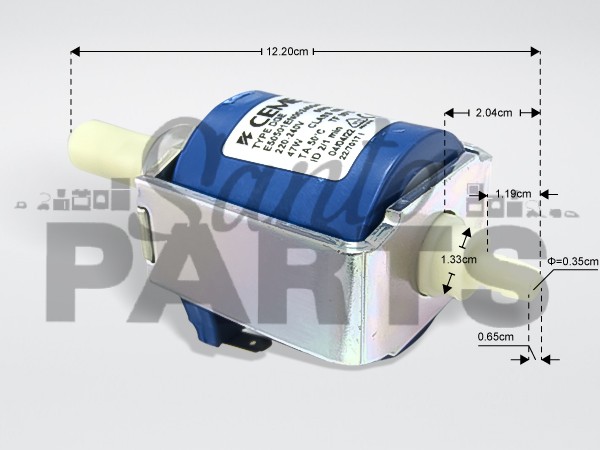 ΑΝΤΛΙΑ ΚΑΦΕΤΙΕΡΑΣ DELONGHI CEME E505 47W 230V 14,5BAR 50HZ SER1000 image