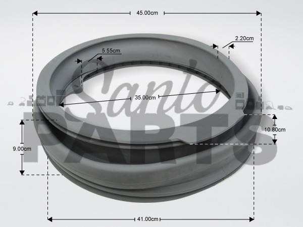 ΛΑΣΤΙΧΟ ΠΟΡΤΑΣ ΠΛΥΝΤΗΡΙΟΥ ΡΟΥΧΩΝ  ZANUSSI ELECTROLUX 140004670042 image