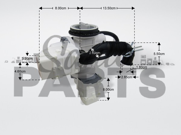 ΓΝΗΣΙΑ ΑΝΤΛΙΑ ΔΙΠΛΗ ΚΟΜΠΛΕ ΠΛΥΝΤΗΡΙΟY SAMSUNG DC97-17336C image