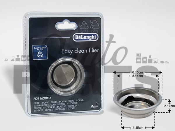 ΦΙΛΤΡΟ ΚΑΦΕΤΙΕΡΑΣ 1 ΔΟΣΗΣ ΕSPRESSO DELONGHI 5513280991 image