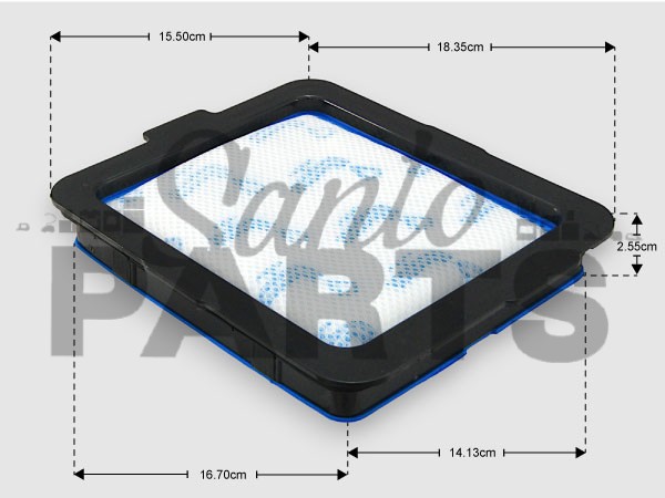 ΦΙΛΤΡΟ ΣΚΟΥΠΑΣ HEPA PHILIPS POWER PRO EXPERT 432200494512 image