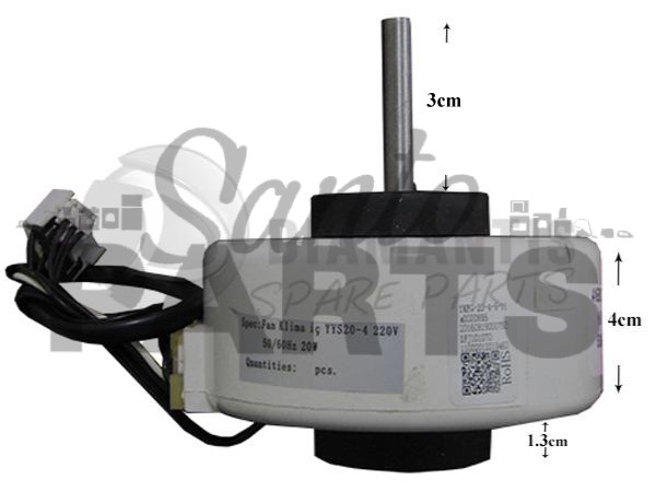 ΑΝΕΜΙΣΤΗΡΑΣ ΕΣΩΤΕΡΙΚΟΣ ΚΛΙΜΑΤΙΣΤΙΚΟΥ 20W 50/60HZ 220V YYS20-4 image