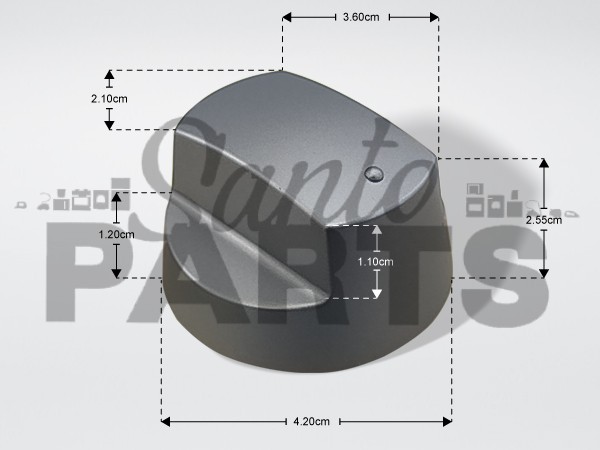 ΓΝΗΣΙΟ ΚΟΥΜΠΙ ΚΟΥΖΙΝΑΣ INOX WHIRLPOOL 481010696975 image