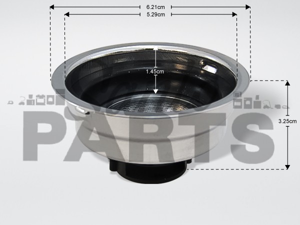 ΦΙΛΤΡΟ ΚΑΦΕΤΙΕΡΑΣ 1 ΔΟΣΗΣ ΕSPRESSO DELONGHI AS00001313 image